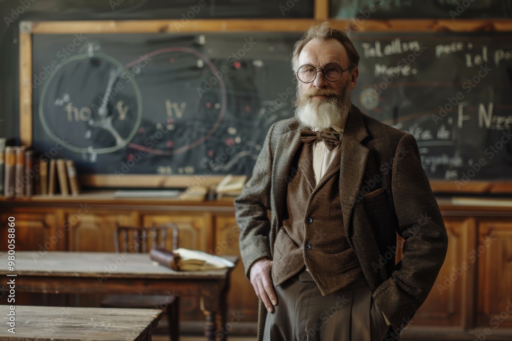 University Professor Giving a Lecture University Professor Giving a Lecture