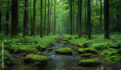 Tranquil Forest Stream