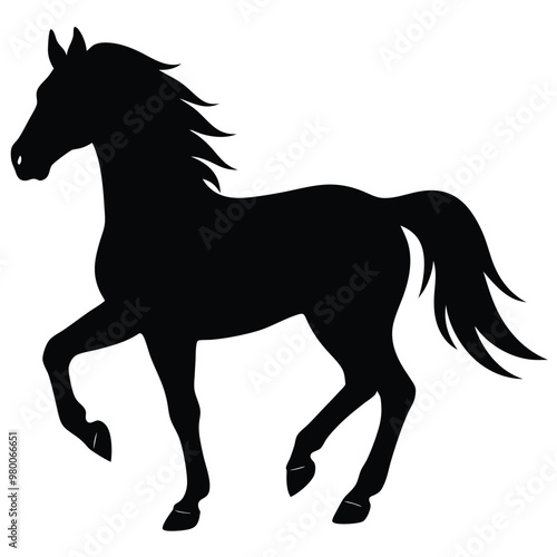 Horse Racing Silhouette Images 