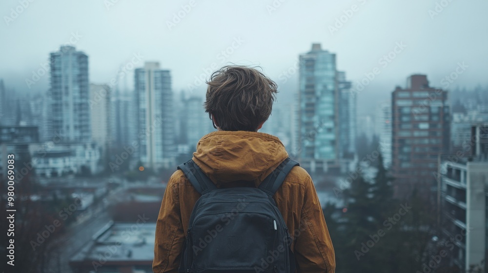 Standing at the Edge of a New Adventure in the City