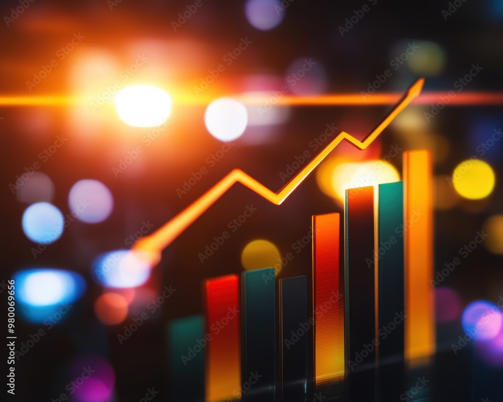 A vibrant graph displaying growth trends with colorful bars and a bright background, symbolizing progress and success. A vibrant graph displaying growth trends with colorful bars and a bright background, symbolizing progress and success.