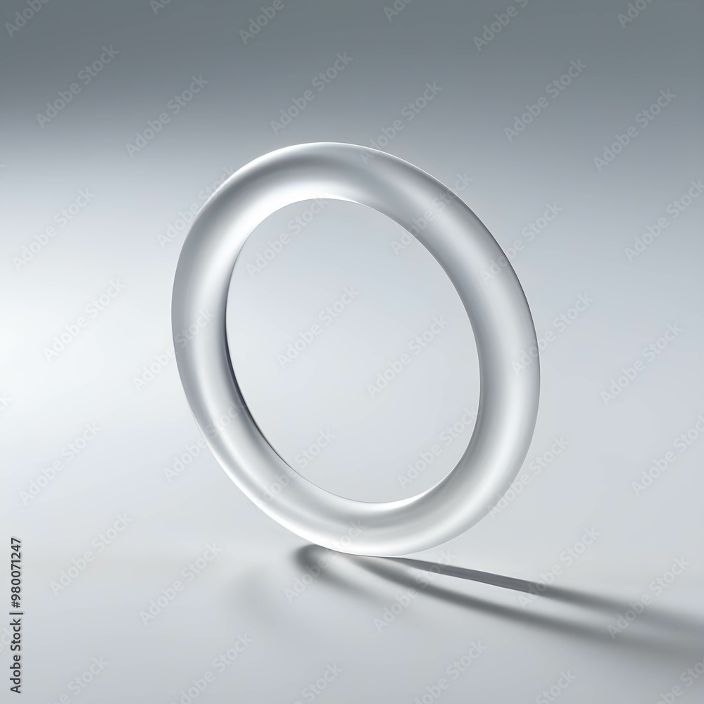 Fototapeta premium A medical vaginal ring inserted inside the body