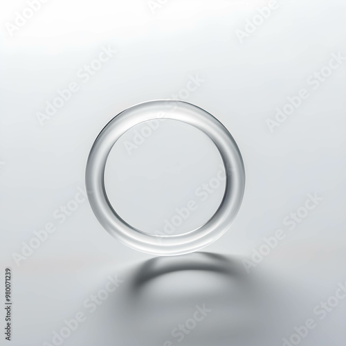 A medical vaginal ring inserted inside the body