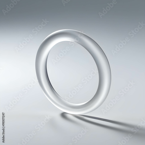 A medical vaginal ring inserted inside the body