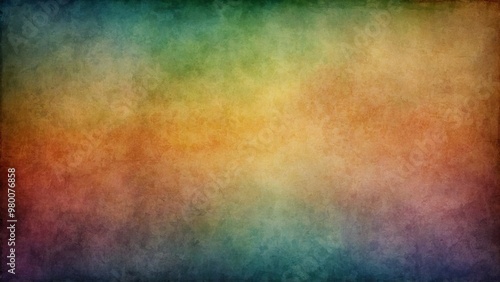 Earthy muted color with rainbow colors watercolor grunge texture background