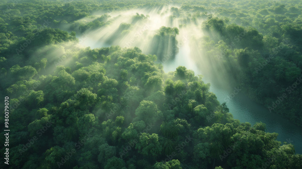 Lush Amazon Rainforest Canopy Lush Amazon Rainforest Canopy