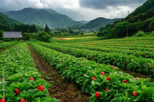 strawberry farm Fukuoka Japan