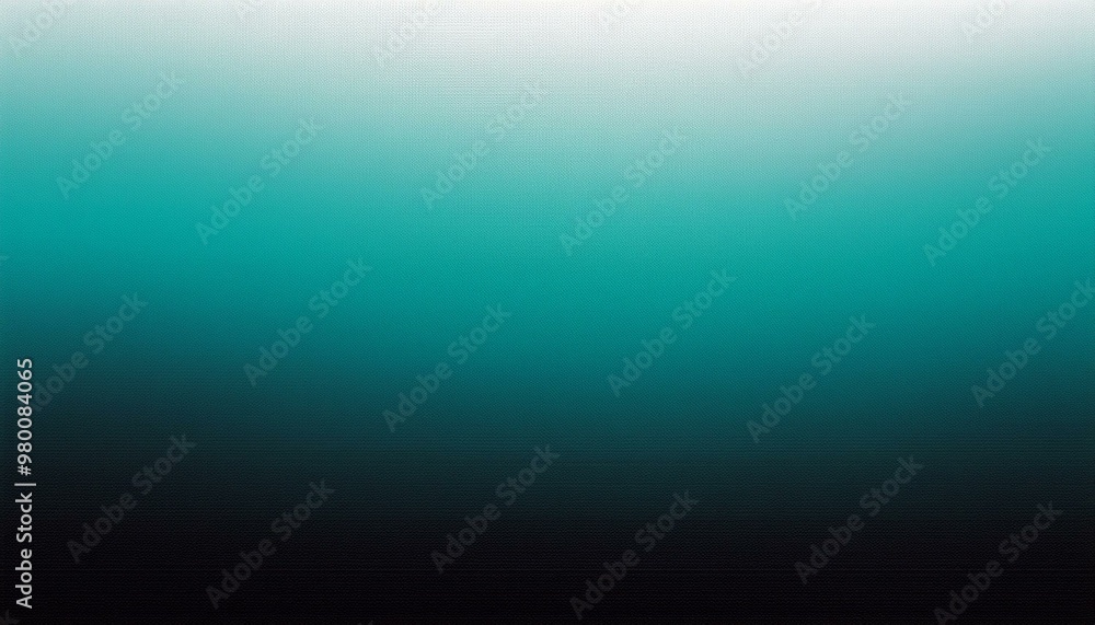 Obraz premium Teal blue white black color gradient background