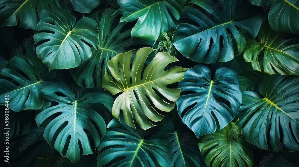 Tropical Leaves Pattern Tropical Leaves Pattern