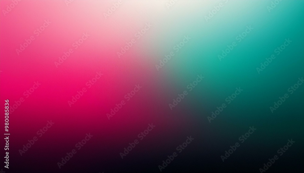 Fototapeta premium Teal pink white black color gradient background