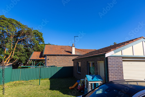 Photography House and Typical Suburban Sydney Backyard Australia
