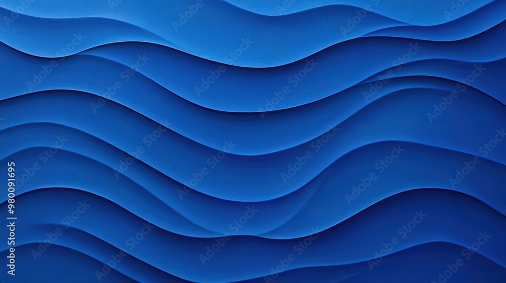 A cobalt blue background with a gentle wave pattern along the bottom, resembling ocean waves. A cobalt blue background with a gentle wave pattern along the bottom, resembling ocean waves.