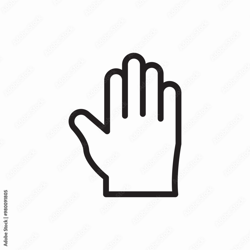 gloves hand icon sign vector gloves hand icon sign vector