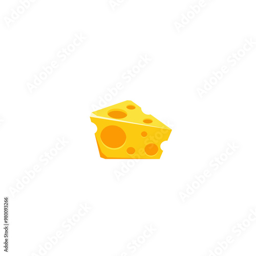 Cheese icon flat vector design