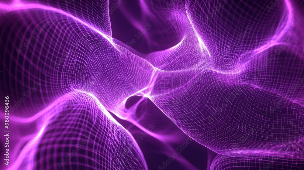 Glowing violet lines forming abstract patterns in the center of the frame, creating a futuristic and dynamic design. Glowing violet lines forming abstract patterns in the center of the frame, creating a futuristic and dynamic design.
