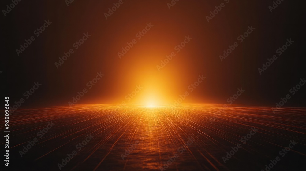 Subtle orange light radiating from the bottom of the frame, casting a faint glow throughout the dark background. Subtle orange light radiating from the bottom of the frame, casting a faint glow throughout the dark background.
