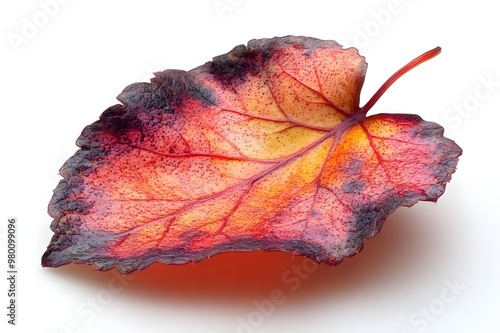 a close up of a leaf