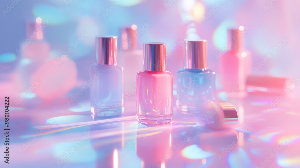 Colorful Nail polish pattern background,Bottles of nail polish, each containing liquid cosmetics,Set colors nail polish isolated on color background,beauty,fashion concept,space for text. Colorful Nail polish pattern background,Bottles of nail polish, each containing liquid cosmetics,Set colors nail polish isolated on color background,beauty,fashion concept,space for text.