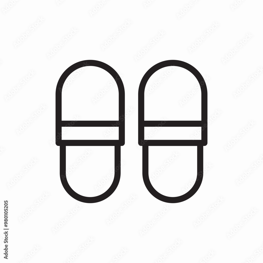 house slippers icon sign vector house slippers icon sign vector