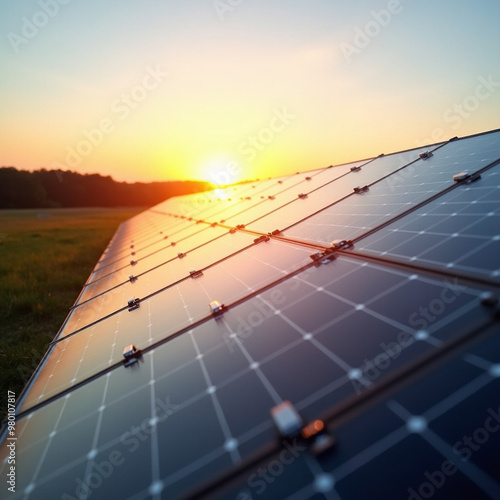 solar panels on the roof