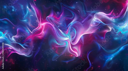 Colorful Cosmic Smoke with Nebula Effect