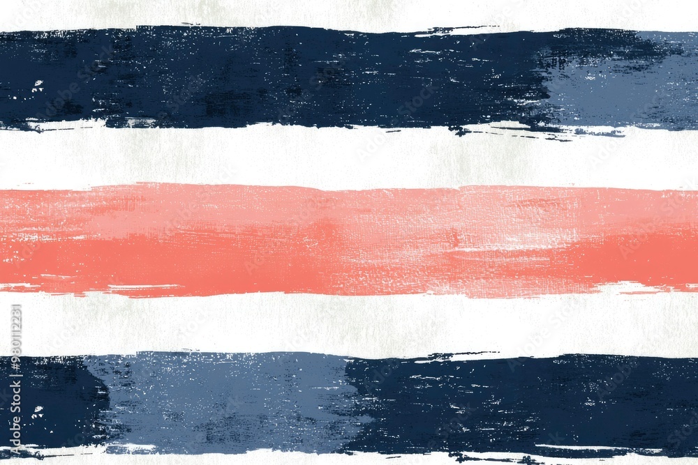 Abstract Watercolor Stripes in Blue, Pink, and White Abstract Watercolor Stripes in Blue, Pink, and White