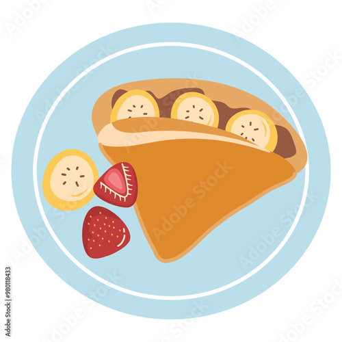 Russian Cuisine. Russian Blini, Crepes