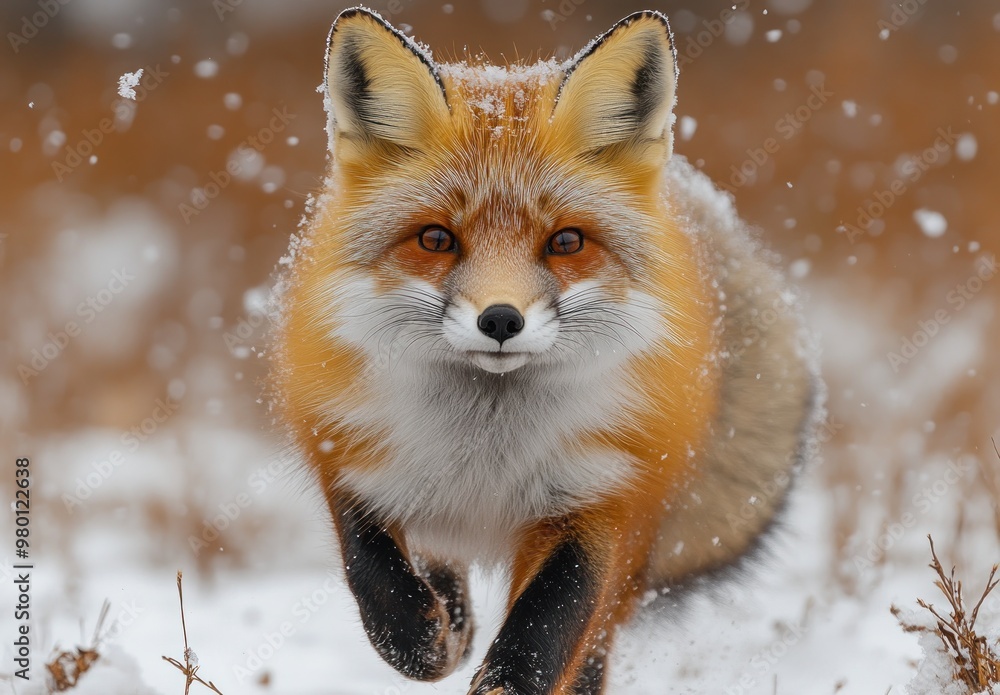 Red Fox in Winter Wonderland Red Fox in Winter Wonderland