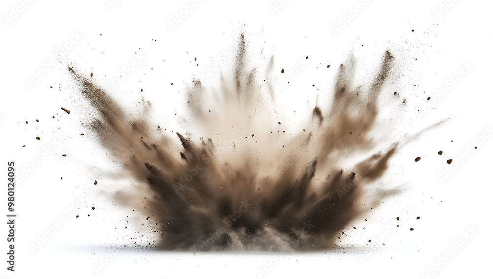 Explosive dust and sand Explosive dust and sand