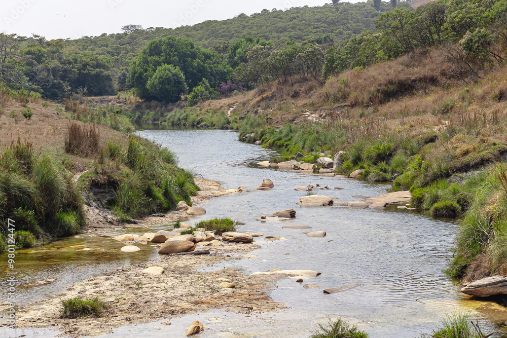 rio na cidade de Itambé do Mato Dentro, Estado de Minas Gerais, Brasil rio na cidade de Itambé do Mato Dentro, Estado de Minas Gerais, Brasil