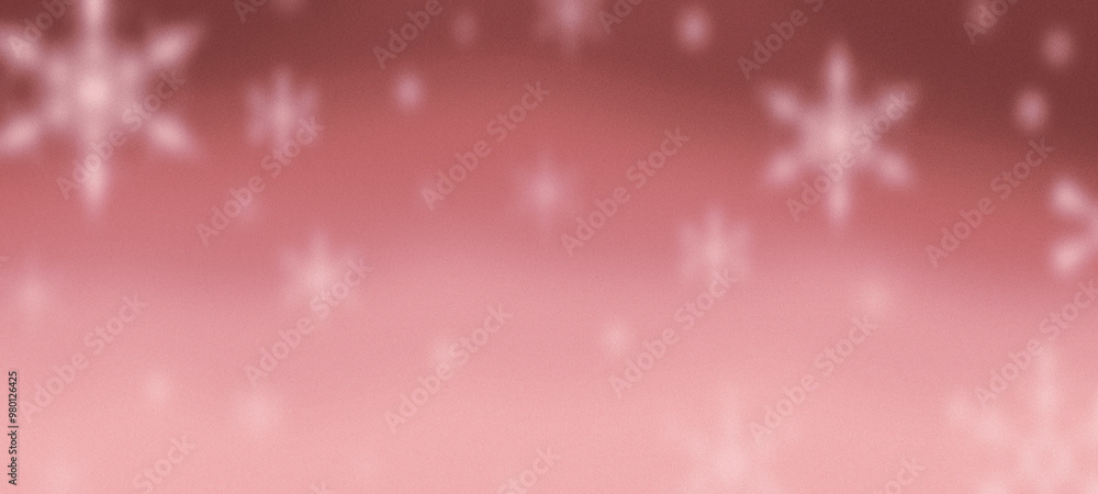 Frosted glass christmas background fading dark red and light red with snowflakes Frosted glass christmas background fading dark red and light red with snowflakes