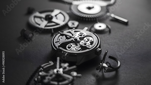 Teardown Precision: Mechanical Watch Components Unveiled