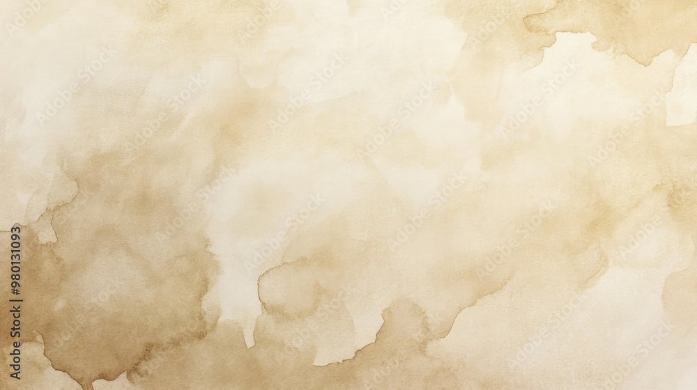 Old beige watercolor paper texture background Old beige watercolor paper texture background