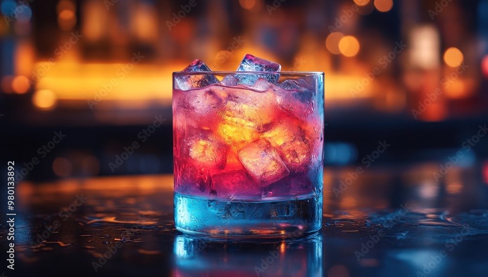 Cool Cocktail in a Glass Cool Cocktail in a Glass