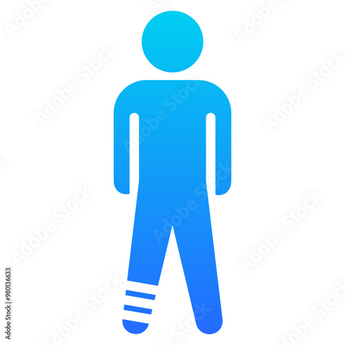 Broken Leg Icon