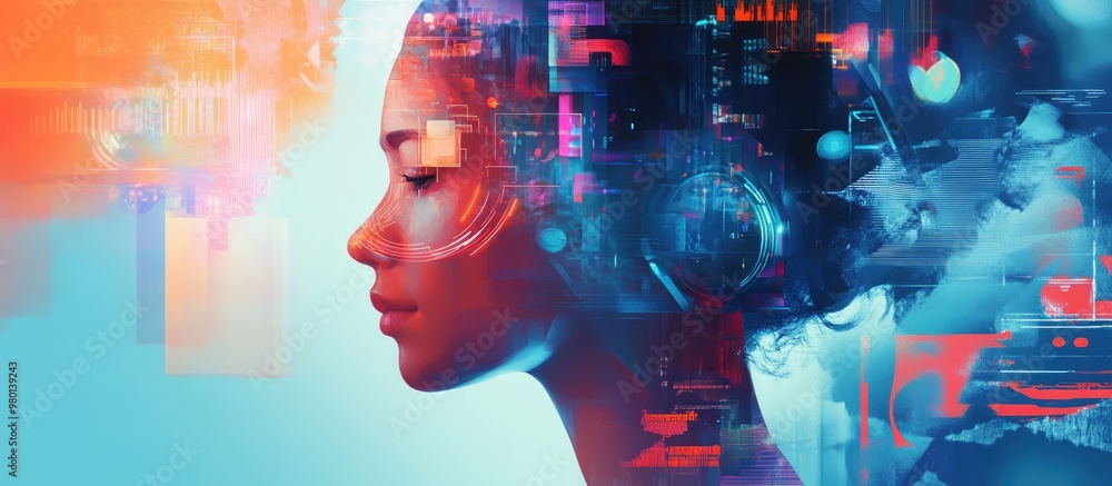 Exploring the Fusion of Technology and Art: A Futuristic Representation of a Woman in a Digital Universe Exploring the Fusion of Technology and Art: A Futuristic Representation of a Woman in a Digital Universe