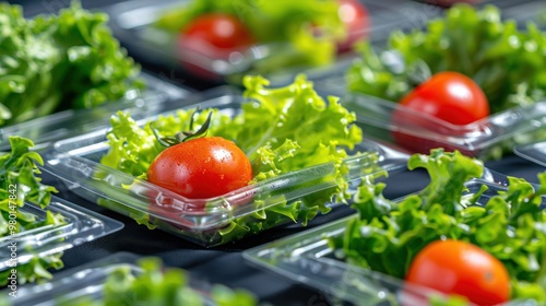 Food Packaging Technology: Innovations such as vacuum-sealing and biodegradable materials protect food, extend shelf life, and enhance consumer convenience.
 photo