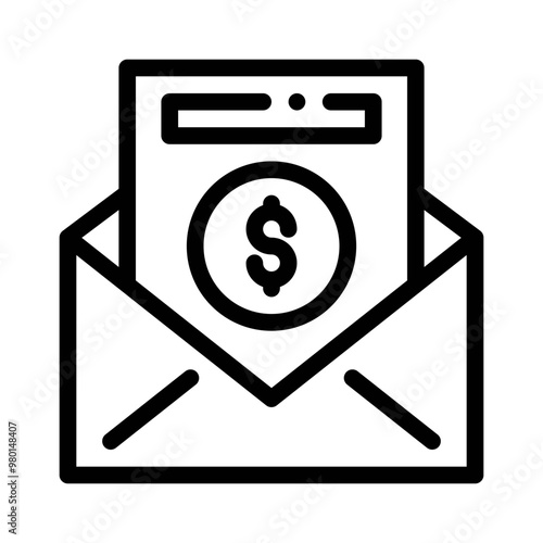 email line icon