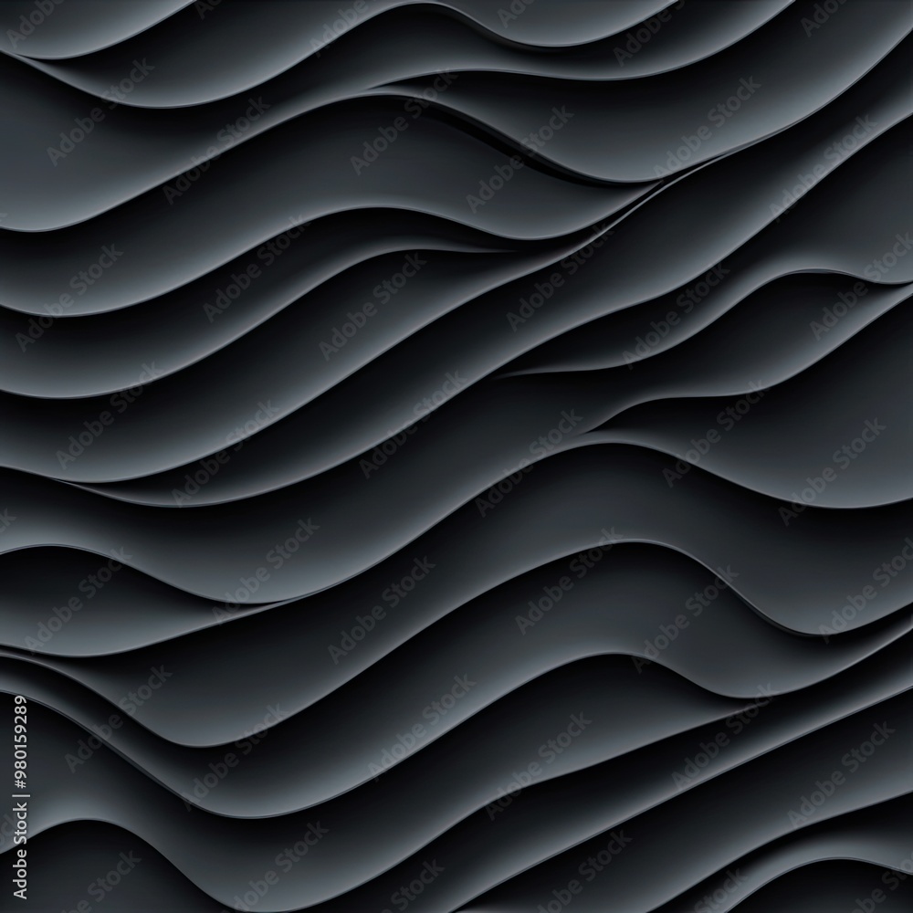 Abstract wavy pattern in dark tones, perfect for backgrounds or design projects that require a modern aesthetic. Abstract wavy pattern in dark tones, perfect for backgrounds or design projects that require a modern aesthetic.