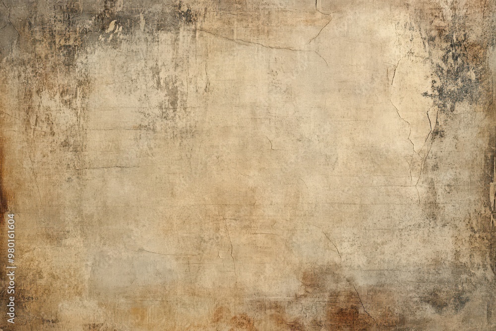 Cracked and Weathered Beige and Brown Wall Texture Cracked and Weathered Beige and Brown Wall Texture