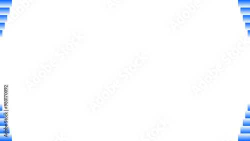 Background white with blue gradient stack border. Vector can be used for banners, posters, power points, templates, slides, etc.