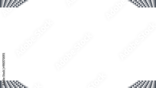 Background white with black gradient grey border. Vector can be used for banners, posters, power points, templates, slides, etc.