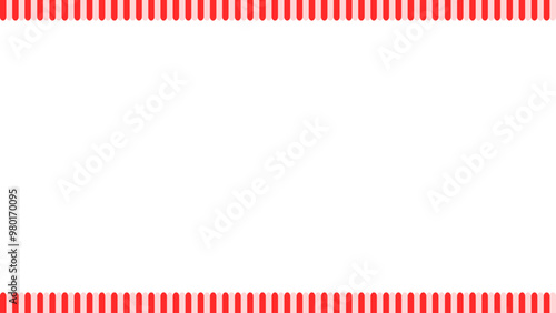 Background white with red border. Vector can be used for banners, posters, power points, templates, slides, etc.
