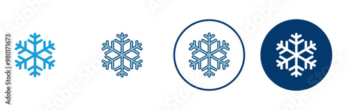 Snowflake icon vector isolated on white background. snow icon vector. Symbol of winter, frozen