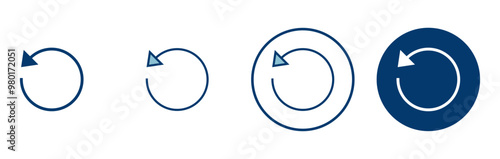 Refresh icon vector isolated on white background. Reload icon vector. Update icon. convert icon