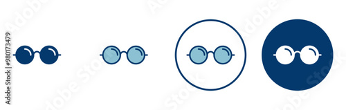 Glasses icon vector isolated on white background. Stylish Eyeglasses. Glasses vector. Optical concept