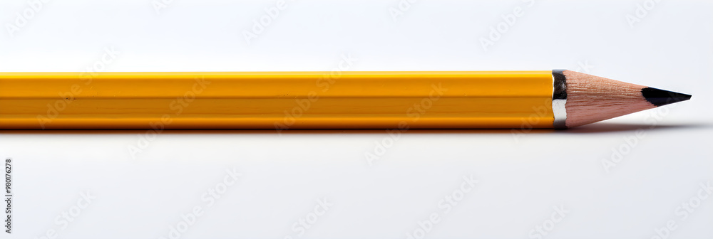 Detail-Enriched Close Up of a Classic Yellow HB Pencil Detail-Enriched Close Up of a Classic Yellow HB Pencil