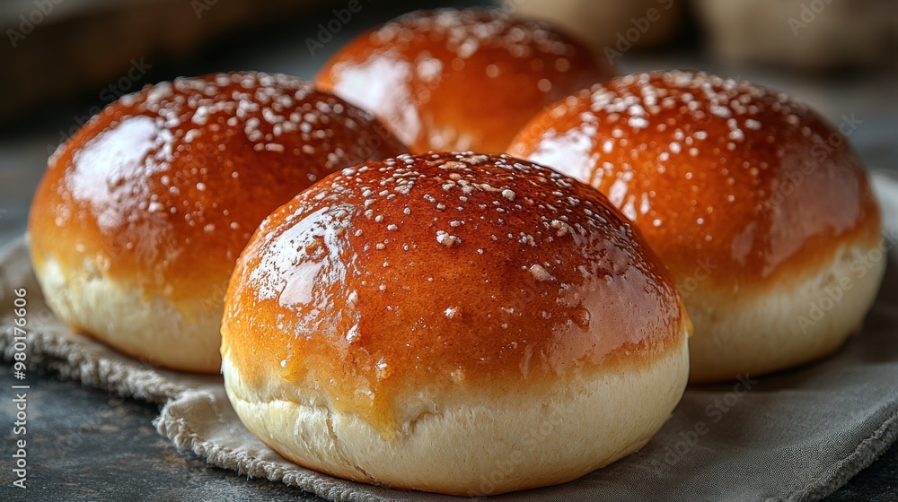 Freshly Baked Golden Buns Freshly Baked Golden Buns