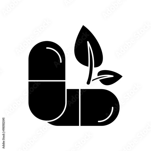 herbal medicine concept line icon. Simple element illustration. 
herbal medicine concept outline symbol design.