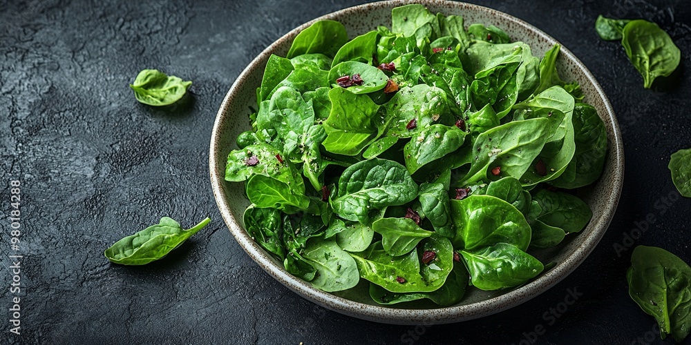 Fresh Green Salad with Spinach, Arugula, Romaine and Lettuce on White Plate for Healthy Eating Concept Fresh Green Salad with Spinach, Arugula, Romaine and Lettuce on White Plate for Healthy Eating Concept
